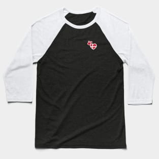 I Love Denmark! Baseball T-Shirt